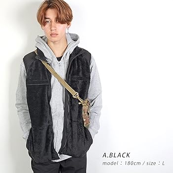 ECWCS フリースベスト レベル3 ブラック M Amazon | 米軍 ECWCS Gen3 LEVEL3 フリースベスト(L BLACK